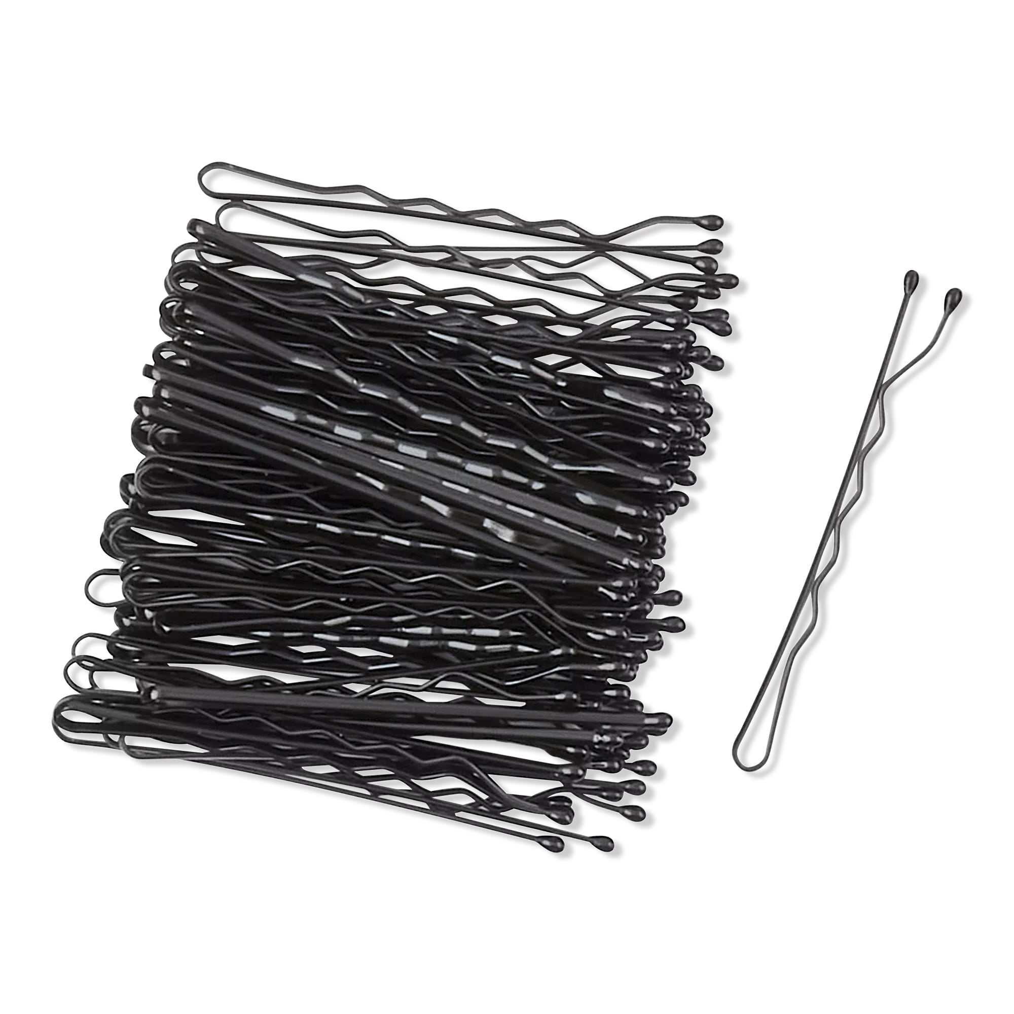 (5 pack) Scunci Prep No Damage Pin & Hold Bobby Pins, Black, 60-Pieces
