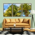 thumbnail image 3 of IDEA4WALL 3 Piece Canvas Wall Art Tropical Palm Trees Canvas Prints Framed Wall Art Decor, 3 of 4