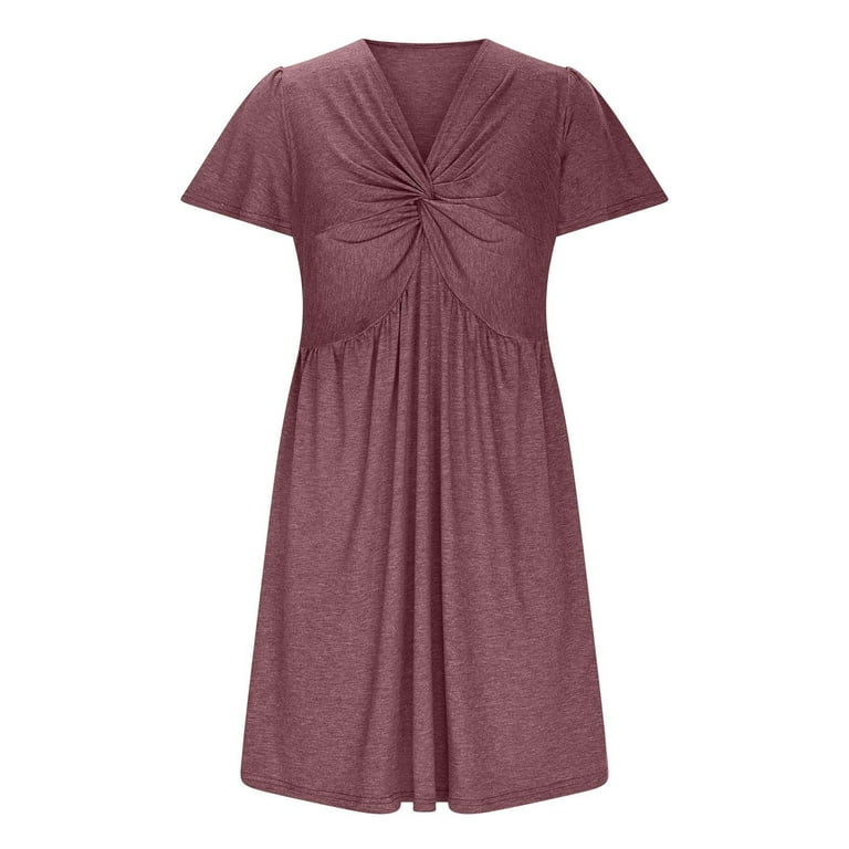 dresses for short curvy women SCOMCHIC Women's Plus Size Summer Cocktail Party Mini Black breathable fabric keeps you cool under the sun Fewfanhot Plus Size Dresses for