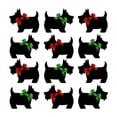 thumbnail image 2 of CafePress - Scottie Dogs -  Round Wood Ornament 4", 2 of 2