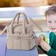 thumbnail image 5 of Bolsa nevera para el almuerzo bandolera de mano | Bolsa de almuerzo aislada multifuncional | Amplio organizador de preparación de comidas | Forro fácil de limpiar | Picnic para el trabajo y la, 5 of 6