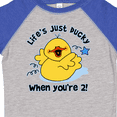 thumbnail image 4 of Inktastic Life's Ducky 2nd Birthday Boys or Girls Toddler T-Shirt, 4 of 5