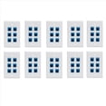 thumbnail image 3 of 10X Placa de Pared Ethernet 6 de 6 Puertos, Placa de Pared Ethernet Hembra-Hembra Extraíble Compatible con Cat7 / 6 / 6E / 5 / 5E, 3 of 5
