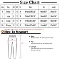 thumbnail image 3 of Busydd Women's Pants Casual Baggy Warm Winter Pants Trousers Solid Color Wide Leg Pants for Women Cozy Thermal Elastic Waist Down Puffy Pants, 3 of 5