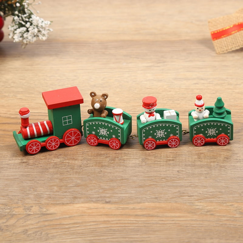 Maxim Enterprise Wooden Train Animal Circus 4 Magnetic Cars 3 Animals for sale online 