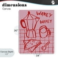 thumbnail image 4 of Stupell Industries Contemporary Wakey Breakfast Doodles Canvas Art, 24 x 30, by Jenaya Jackson, 4 of 8