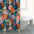 thumbnail image 4 of Pioneer Flower Floral Print Pattern Shower Curtain 72"x72" ,Bathroom Decorative Shower Curtains Set with 12 Hooks,Modern Waterproof Washable Shower Curtain, 4 of 6