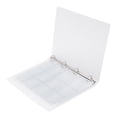 thumbnail image 1 of Transparent Binder Clear Sheet Protector Photo Organizer Badge Storage Book Perforated Ring Collection Folder 6 Pages, 1 of 8