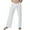 White, variant on Yuncity Men's Pajama Pants Solid Color Soft Silky Yoga Clothes Pants Home Pants Xl