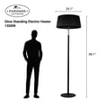 thumbnail image 2 of Paragon - SOL Standing Electric Heater - Black, 2 of 6