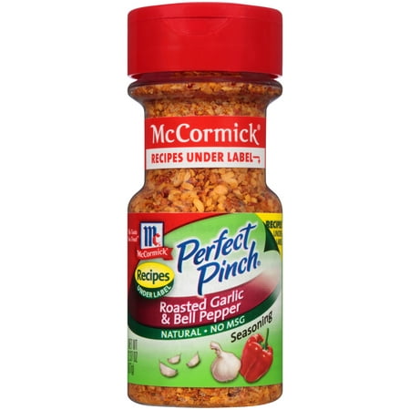McCormick Perfect Pinch Natural Roasted Garlic & Bell Pepper Seasoning, 2.37