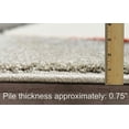 thumbnail image 3 of HR Triangle Boxes Thick Soft Plush 3D Textured Ruh 5' x 7' Area Rugs, Lava and Multicolor, 3 of 7