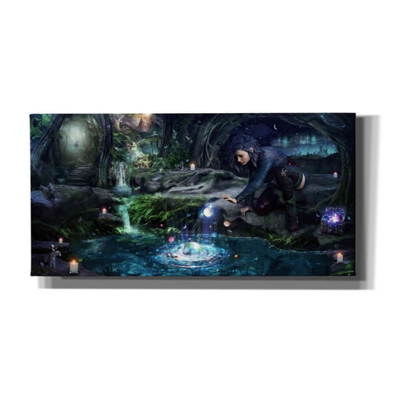 Epic Graffiti 'The Collector' by Cameron Gray, Canvas Wall Art, 20"x40"