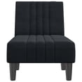 thumbnail image 2 of vidaXL Chaise Longue Black Velvet, 2 of 5