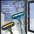 thumbnail image 2 of Window Screen Cleaner, 2 in 1 Window Screen Cleaning Brush with Squeegee, Mesh Screen Cleaner Tool for Patio, Door, Porch Screens, Wet Dry Dual-Use (2PC-Mix), 2 of 8