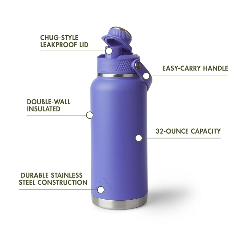 Ozark Trail 32 oz Stainless Steel Insulated Chug Water Bottle