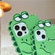 thumbnail image 5 of Funda para iPhone13 6.1 "Caricatura de Silicona Linda 3D Divertida Coolcartoon Funda de Silicona para teléfono de cocodrilo Verde, niños niñas Adolescentes Carcasa de Personaje Animal a Prueba de Golpes Fundas Divertidas y Chic para iPhone13 ER, 5 of 5