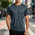 thumbnail image 2 of JTSRKL Quick Dry Mesh Tees for Men Breathable Lightweight Moisture Wicking Stretchy Shirts Summer Gym Running Active Casual Daily Tops, 2 of 7