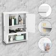 VINGLI Bathroom Wall Modern White Medicine Organizer