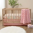 thumbnail image 1 of Juego de ropa de cama para cuna The Peanutshell Wildflower Boho Girl, 3 piezas, 1 of 6