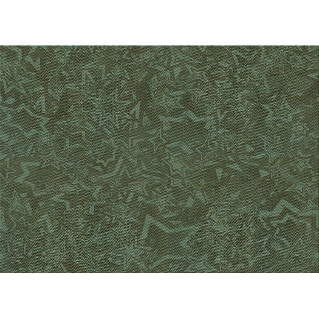 Ahgly Company Machine Washable Indoor Rectangle Transitional Hazel Green Area Rugs, 8' x 12'
