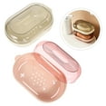 thumbnail image 3 of Miangastore Plastic Soap Holder Pink 2Pcs 5.7X3.3X2In, 3 of 8
