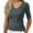 502_Dark Gray, variant on Sanbonepd T Shirts for Women Short Sleeve Boat Neck Ruched Side Slim Fit Basic Casual T Shirts Summer Tee Tops Plain Shirt White