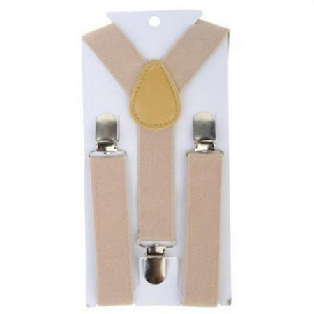 

Chaoren Baby Girls Boys Fashion Adjustable Clip-on Y-Back Child Elastic Suspenders