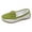 Green, variant on Women's Sparkly Butterfly Rhinestones Slip on Penny Loafers Soft Sole Fashion Casual Walking Flats Boat Shoes