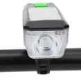 thumbnail image 3 of Luz Delantera Faro De Bicicleta Accesorios De Ciclismo Luz De Carga USB Solar Faros Delanteros Accesorios De Bicicleta Con Bocina De Advertencia Negro Y Verde ANGGREK Descripción de la referencia, 3 of 5