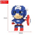 thumbnail image 1 of Disney-bloques de construcción de Marvel para niños, juguete de montaje para niños, Stitch, Mickey, Minnie, Derena, Belle, 1 of 6