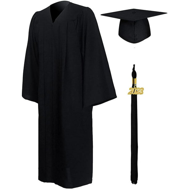 Graduation Gown College,2023 Graduation Cap Gown | Unisex Adult Matte ...