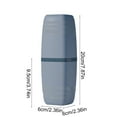 thumbnail image 5 of Fufafayo under $5 Travel Toothbrush Case, Toothbrush Travel Holder with Cup Portable Travel Toothbrush Case Holder Toothbrush Travel Container for Camping Business Trip Bathroom, 5 of 9