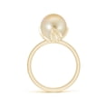 thumbnail image 2 of ANGARA Trillium Golden South Sea Cultured Pearl Solitaire Ring in 14K Yellow Gold for Women | June Birthstone, Birthday, Anniversary, Jewelry Gift for Women | Pearl Ring, 2 of 8