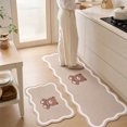 thumbnail image 4 of PONPRNGY Kitchen Rugs Set of 2, Kitchen Mats for Floor, Non Slip Washable Kitchen Runner Rugs, Easy to Clean, 4 of 7
