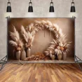 thumbnail image 2 of Bohemia Thatch Party Photography Backdrop Boho Cowboy Farm Photocall Background Baby Photo Studio Photobooth Accessories, 2 of 8