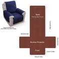 thumbnail image 4 of Funda impermeable para sillón reclinable, antideslizante, lavable y protectora para muebles, ideal para niños y mascotas., 4 of 8