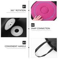thumbnail image 3 of CHICHUMID Car Seat Swivel Cushion Polyester Red for Elderly Use 1 Piece, 3 of 6