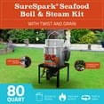 thumbnail image 2 of Loco Cookers 80 Quart SureSpark Seafood Boil & Steam Kit, 2 of 8