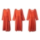 thumbnail image 4 of Vestido holgado de manga larga con bolsillos Vintage Plus Size Casual Boho Holiday Dress MABOTO Vestido de mujer, 4 of 6