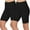 Black, variant on Iyufng Biker Shorts for Women,Tummy Control Plus Size Summer Yoga Shorts,2PC Fashion Solid Color Leggings with Yoga Sport Elastic Quarter Pants Shorts Leggings,S-3XL