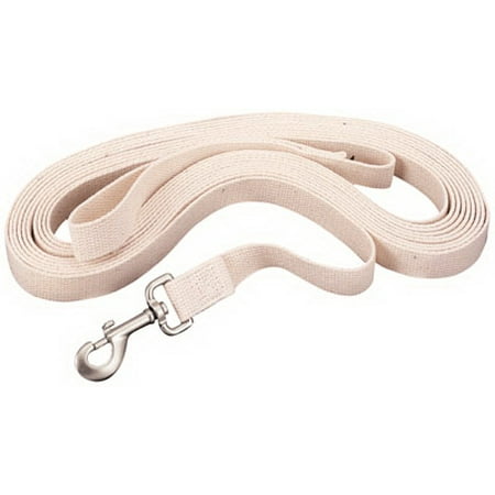 WEAVER LEATHER LLC Horse Lunge Line, Off White Flat Cotton, 1-In. x 30-Ft. 35-4011