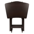 thumbnail image 2 of Juego de mesa para aperitivos Ergode Anila Wood, bandejas plegables de 5 piezas, 2 of 6