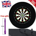thumbnail image 1 of Winmau Protection Murale pour Fléchettes Anneau Protecteur Noir Uni, 1 of 5