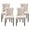 Beige, variant on Tzicr Tufted Dining Chairs Set of 2, Upholstered Dining Chairs with Nailhead Back,Nailhead Trim, Velvet Dining Chairs for Kitchen/Bedroom/Dining Room(Beige)