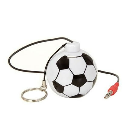 Sound Logic Soccer Keychain Rechargeable Speaker (Best Keychain Bluetooth Speakers)