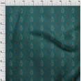 thumbnail image 3 of oneOone Cotton Silk Fabric Leaves & Floral Block Print Fabric By The Yard 42 Inch Wide, 3 of 4