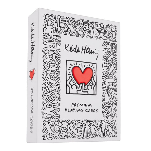 Teoría de las cartas 11 Keith Haring, tamaño premium de póker