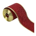 thumbnail image 2 of Cinta de regalo de Navidad, elegante, resistente, multiusos, ligera, manualidades, decoración, cinta para envolver regalos para fiesta de cumpleaños Rosa, 2 of 8