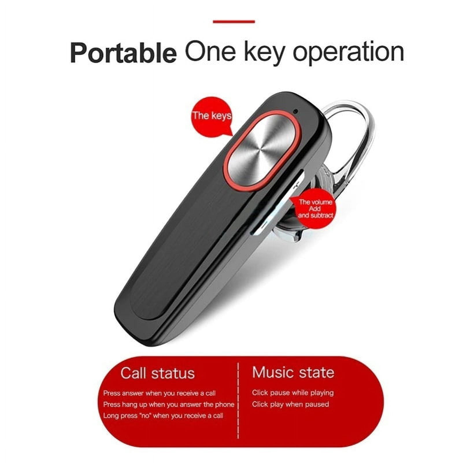 Mono Earbud Wireless Earphone for Google Pixel 7/Pro/6a/6/Pro Phones - Handsfree Mic Single Headphone Headset  Compatible With Pixel 7/Pro/6a/6/Pro Models